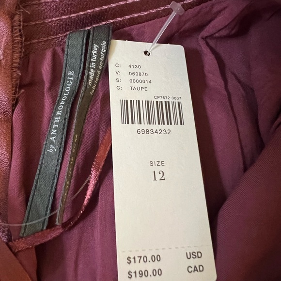 Anthropologie Satin Cross-Back Midi Dress - Picture 13 of 16